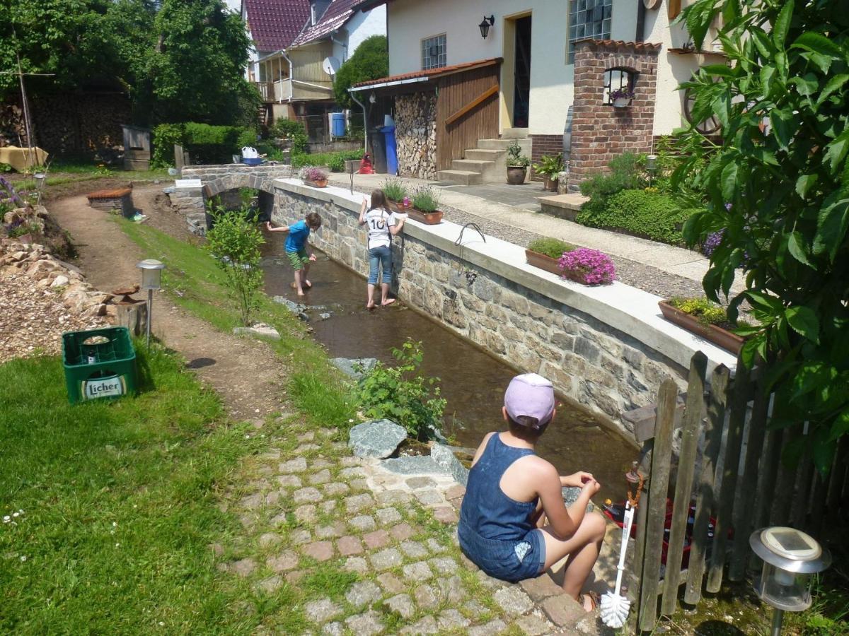 Quiet Holiday Home With Terrace Korbach Luaran gambar